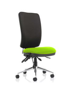 Chiro High Back Office Chair Bespoke Colour Seat Myrrh Green No Arms KCUP1491