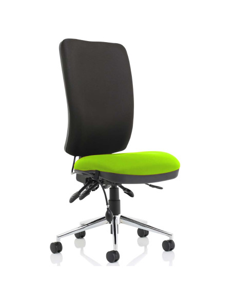 Chiro High Back Office Chair Bespoke Colour Seat Myrrh Green No Arms KCUP1491 - pic 31937 | FastDaddyshop