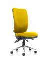 Chiro High Back Office Chair Bespoke Colour Senna Yellow No Arms KCUP1499