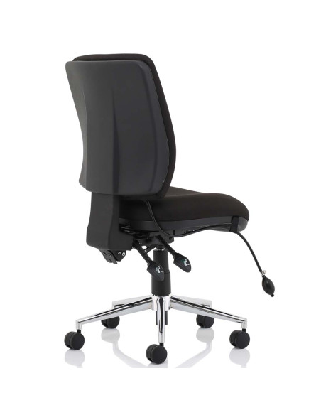 Chiro Medium Back Office Chair Bespoke Colour Stevia Blue No Arms KCUP1500 - pic 32041 | FastDaddyshop