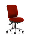 Chiro Medium Back Office Chair Bespoke Colour Ginseng Chilli No Arms KCUP1502