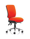 Chiro Medium Back Office Chair Bespoke Colour Tabasco Orange No Arms KCUP1503