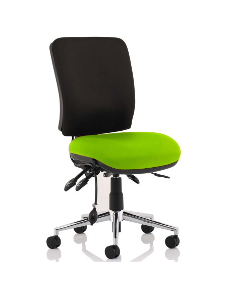 Chiro Medium Back Office Chair Bespoke Colour Seat Myrrh Green No Arms KCUP1509 - pic 32144 | FastDaddyshop