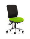 Chiro Medium Back Office Chair Bespoke Colour Seat Myrrh Green No Arms KCUP1509