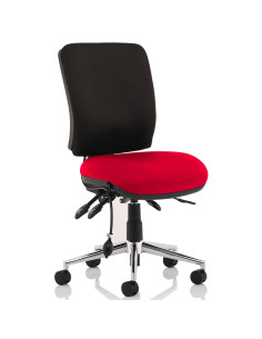 Chiro Medium Back Office Chair Bespoke Colour Seat Bergamot Cherry No Arms KCUP1512