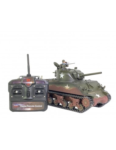 Taigen Sherman Hand Painted Electric Radio Controlled 1:16 Tank - Metal Upgrade - photo02