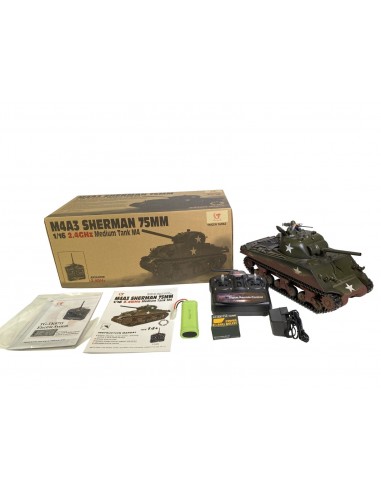 Taigen Sherman Hand Painted Electric Radio Controlled 1:16 Tank - Metal Upgrade - photo03