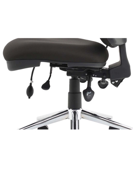 Chiro High Back Task Operators Office Chair Black With Arms OP000006 - pic 32247 | FastDaddyshop