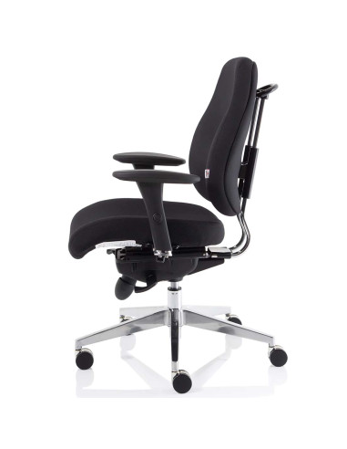 Chiro Plus Ergo Posture Office Chair Black With Arms PO000001
