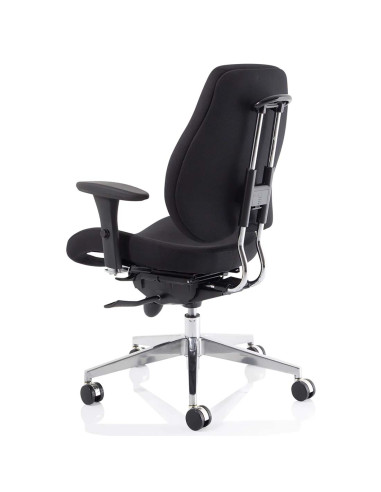 Chiro Plus Ergo Posture Office Chair Black With Arms PO000001