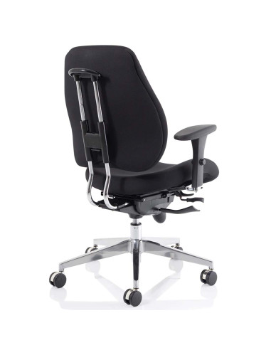 Chiro Plus Ergo Posture Office Chair Black With Arms PO000001