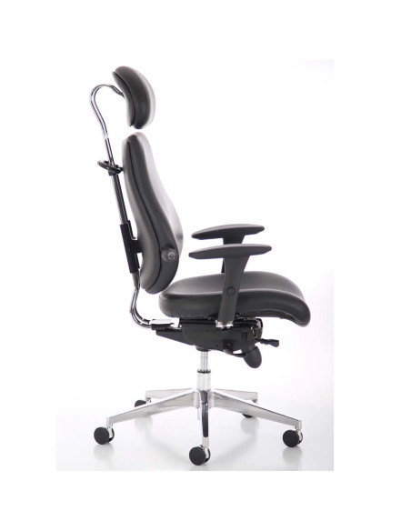Chiro Plus Ultimate Office Chair Black Leather With Arms, Headrest PO000013 - pic 32348 | FastDaddyshop