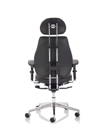 Chiro Plus Ultimate Office Chair Black Leather With Arms, Headrest PO000013 - pic 32350 | FastDaddyshop