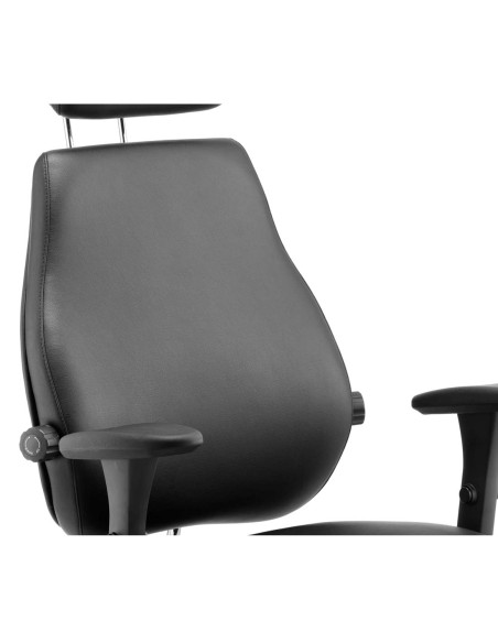 Chiro Plus Ultimate Office Chair Black Leather With Arms, Headrest PO000013 - pic 32355 | FastDaddyshop