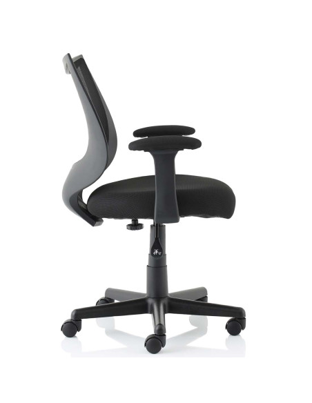 Camden Black Mesh Office Chair in Bespoke Seat Tabasco Orange KCUP1519 - pic 32400 | FastDaddyshop