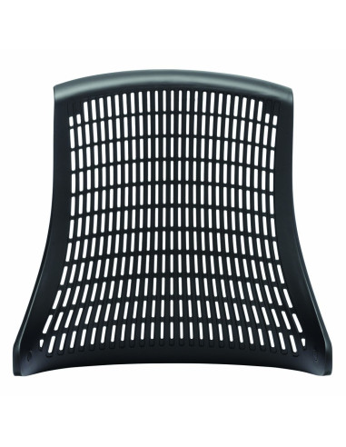 Flex Task Operator Office Chair Black Fabric Seat, Black Back With Arms KC0055