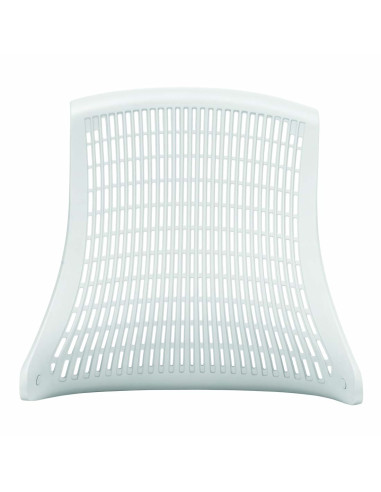 Flex Task Operator Office Chair Black Fabric Seat, Moonstone White Back With Arms KC0056