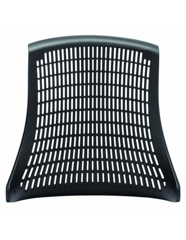 Flex Task Operator Office Chair Black Fabric Seat, Black Back With Arms KC0071