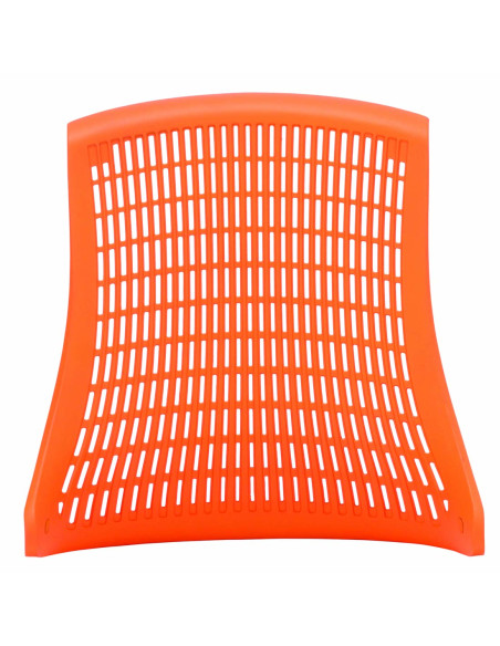 Flex Task Operator Office Chair With Black Fabric Seat Orange Back With Arms KC0075 - pic 32509 | FastDaddyshop