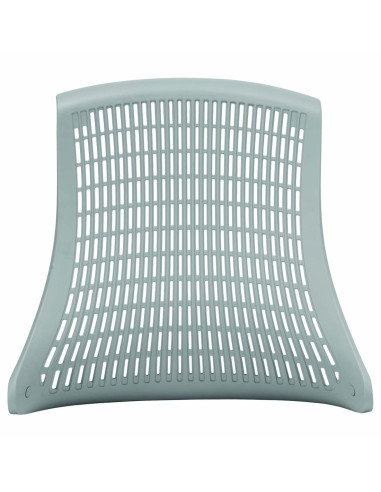 Flex Task Operator Office Chair With Black Fabric Seat Grey Back With Arms KC0077