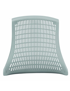 Flex Task Operator Chair Black Fabric Seat, Grey Back With Arms, Headrest KC0093 2