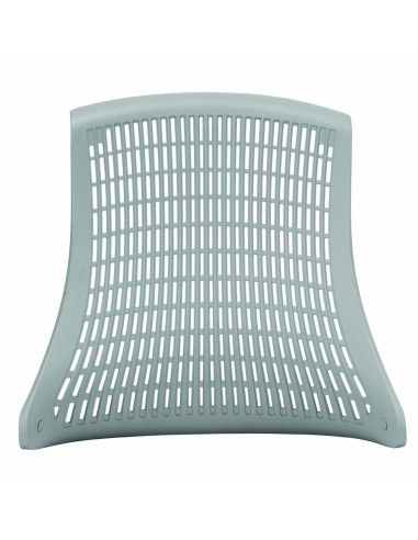 Flex Task Operator Chair Black Fabric Seat, Grey Back With Arms, Headrest KC0093