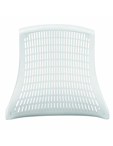 Flex Task Operator Chair Black Fabric Seat, Moonstone White Back With Arms, Headrest KC0104 - pic 32557 | FastDaddyshop
