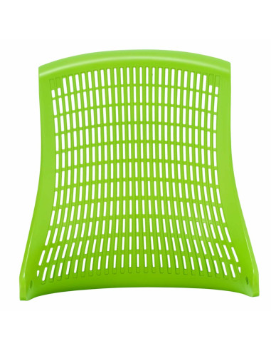 Flex Task Operator Chair Black Fabric Seat, Green Back With Arms, Headrest KC0106
