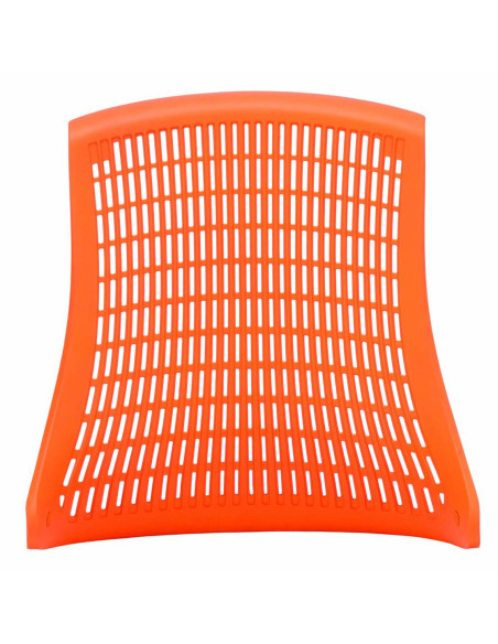 Flex Task Operator Chair Black Fabric Seat, Orange Back With Arms, Headrest KC0107 - pic 32569 | FastDaddyshop