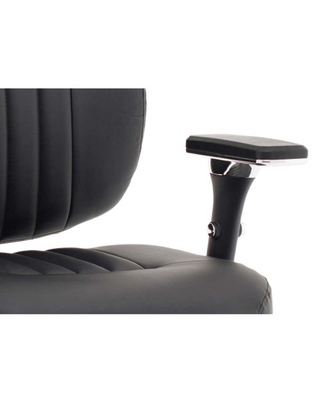 Barcelona Deluxe Black Leather Operator Office Chair OP000241 - pic 32752 | FastDaddyshop