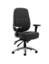 Barcelona Deluxe Black Fabric Operator Office Chair OP000242