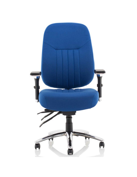 Barcelona Deluxe Blue Fabric Operator Office Chair OP000243 - pic 32779 | FastDaddyshop