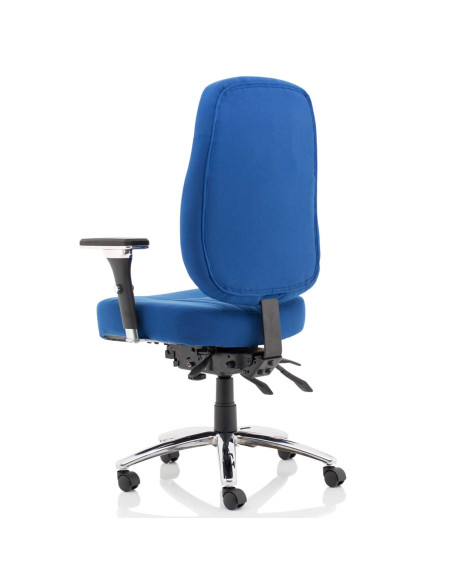 Barcelona Deluxe Blue Fabric Operator Office Chair OP000243 - pic 32782 | FastDaddyshop