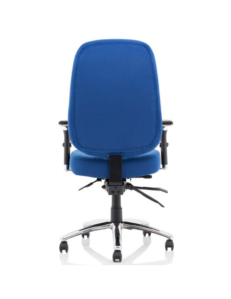 Barcelona Deluxe Blue Fabric Operator Office Chair OP000243 - pic 32783 | FastDaddyshop