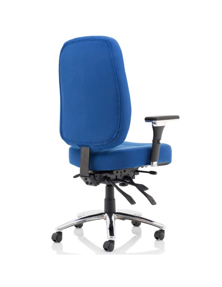 Barcelona Deluxe Blue Fabric Operator Office Chair OP000243 - pic 32784 | FastDaddyshop