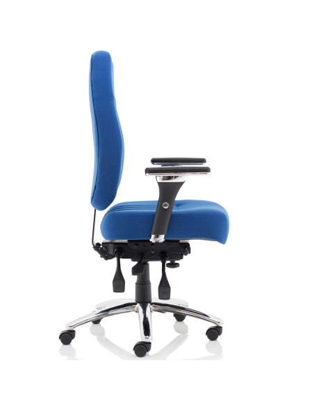 Barcelona Deluxe Blue Fabric Operator Office Chair OP000243 - pic 32785 | FastDaddyshop