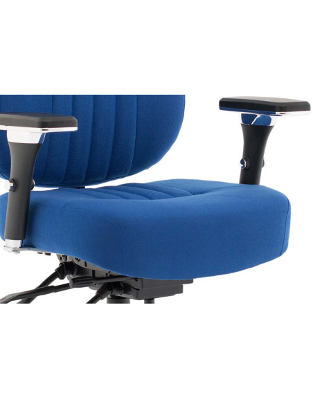 Barcelona Deluxe Blue Fabric Operator Office Chair OP000243 - pic 32786 | FastDaddyshop