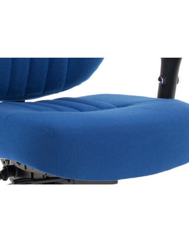 Barcelona Deluxe Blue Fabric Operator Office Chair OP000243