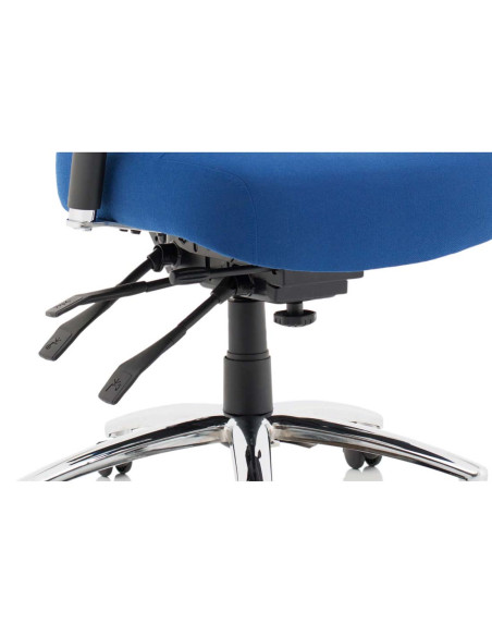 Barcelona Deluxe Blue Fabric Operator Office Chair OP000243 - pic 32789 | FastDaddyshop
