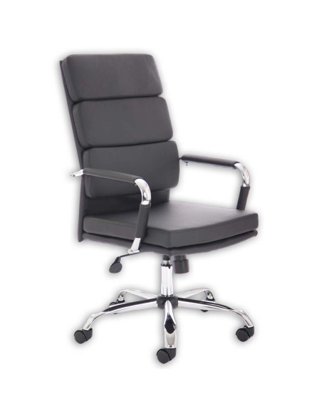 Advocate Executive Office Chair Black Soft Bonded Leather With Arms BR000204 - pic 32793 | FastDaddyshop