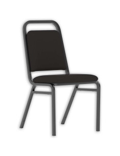 Banqueting Stacking Visitor Office Chair Black Frame Black Fabric (MOQ of 4) BR000196