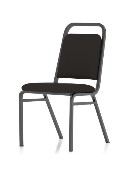 Banqueting Stacking Visitor Office Chair Black Frame Black Fabric (MOQ of 4) BR000196 - pic 32800 | FastDaddyshop