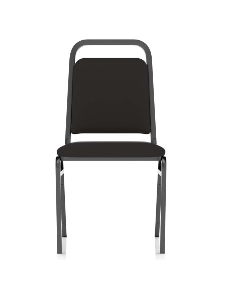 Banqueting Stacking Visitor Office Chair Black Frame Black Fabric (MOQ of 4) BR000196 - pic 32801 | FastDaddyshop