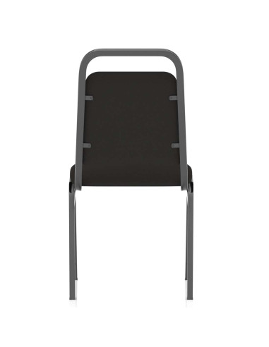 Banqueting Stacking Visitor Office Chair Black Frame Black Fabric (MOQ of 4) BR000196