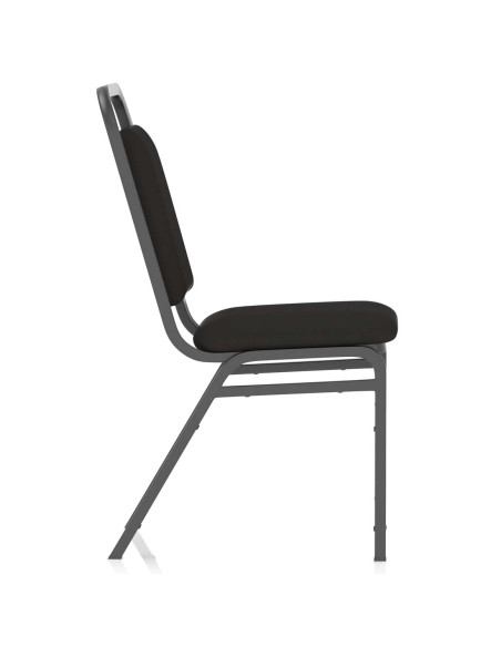 Banqueting Stacking Visitor Office Chair Black Frame Black Fabric (MOQ of 4) BR000196 - pic 32806 | FastDaddyshop