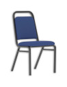 Banqueting Stacking Visitor Office Chair Black Frame Blue Fabric (MOQ of 4) BR000197