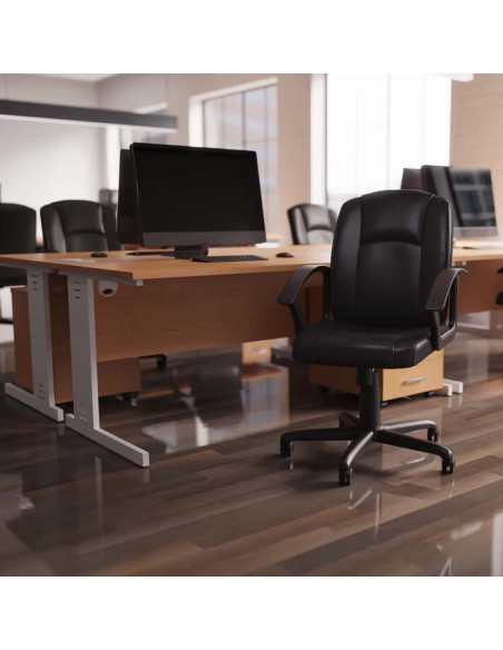 Bella Executive Managers Office Chair Black Fabric EX000246 - pic 32844 | FastDaddyshop