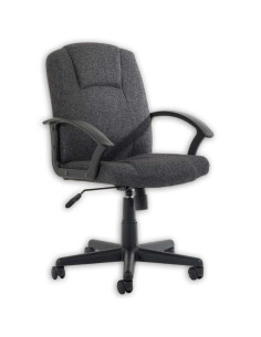 Bella Executive Managers Office Chair Charcoal Fabric EX000248