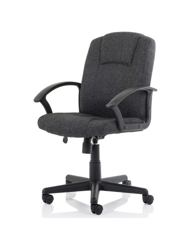 Bella Executive Managers Office Chair Charcoal Fabric EX000248