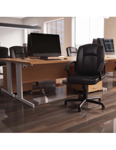 Bella Executive Managers Office Chair Charcoal Fabric EX000248